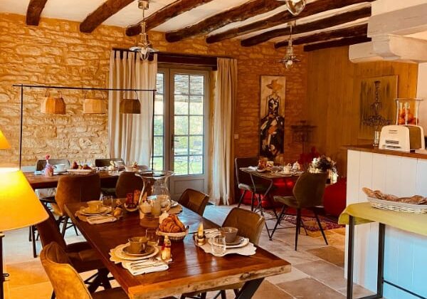 petit dejeuner en hébergement insolite proche de sarlat avec jacuzzi